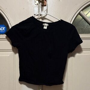 Bozzolo Black Crop Top